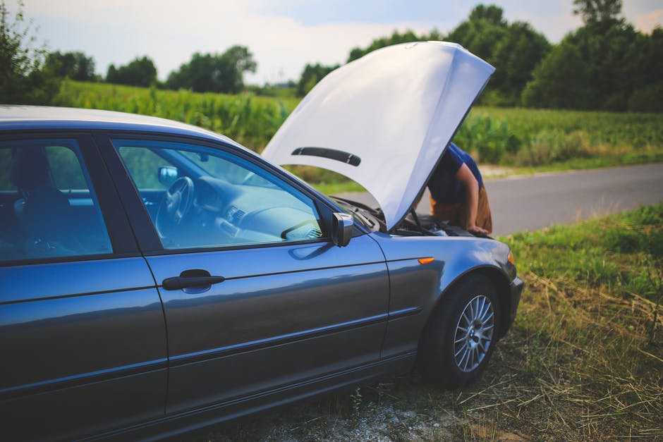 broken car