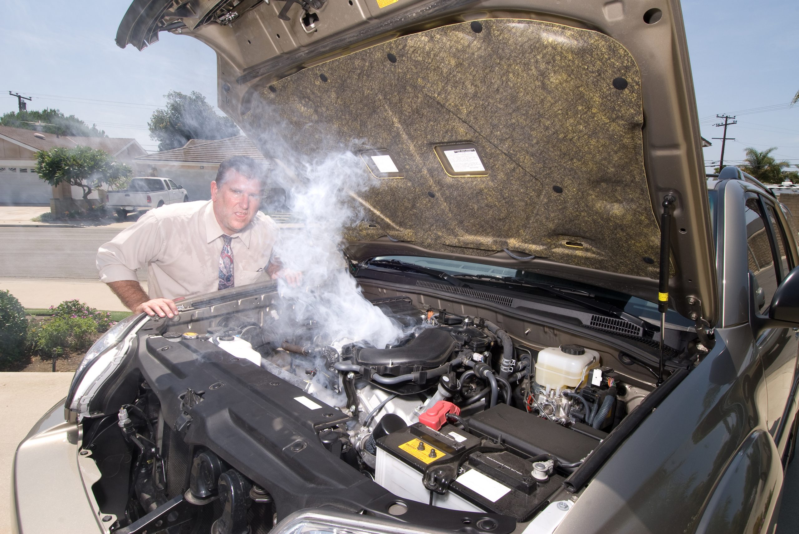 My Car Smoking Under The Hood