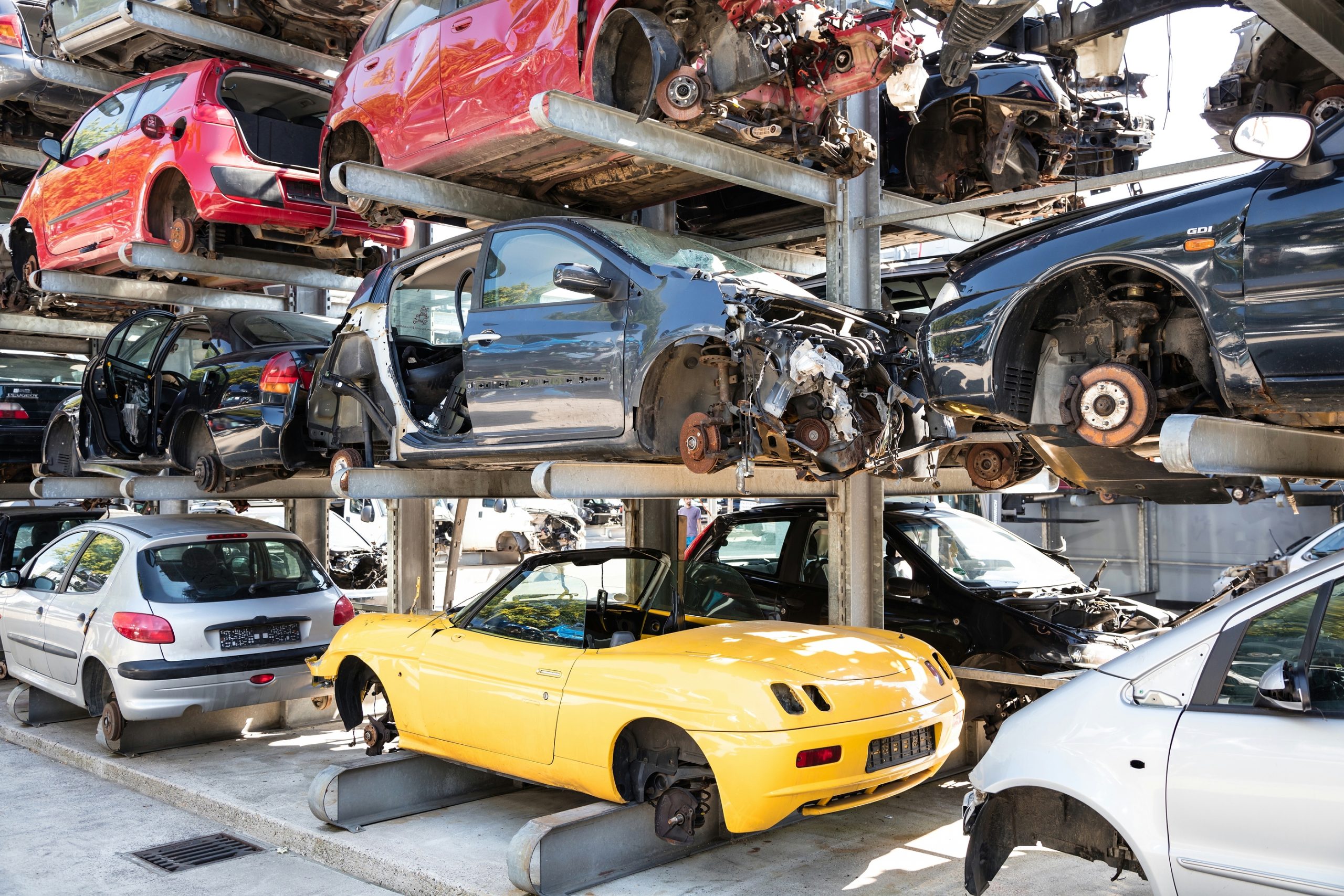 automotive scrap yard