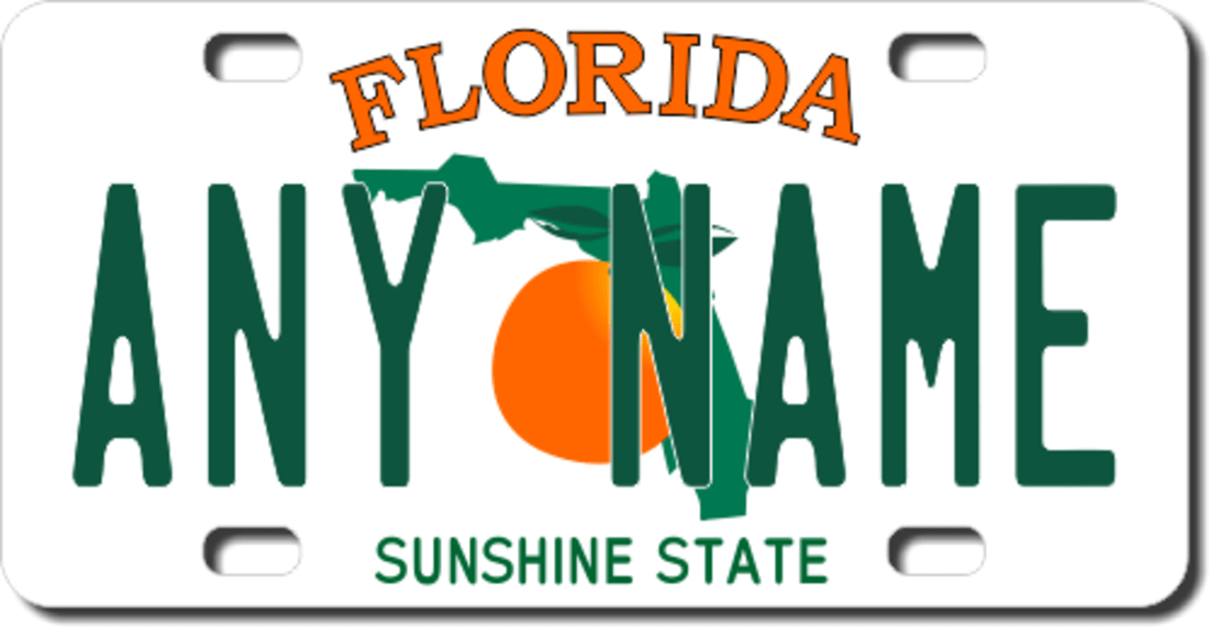 How To Register Car In Florida- Specialty License Plates
