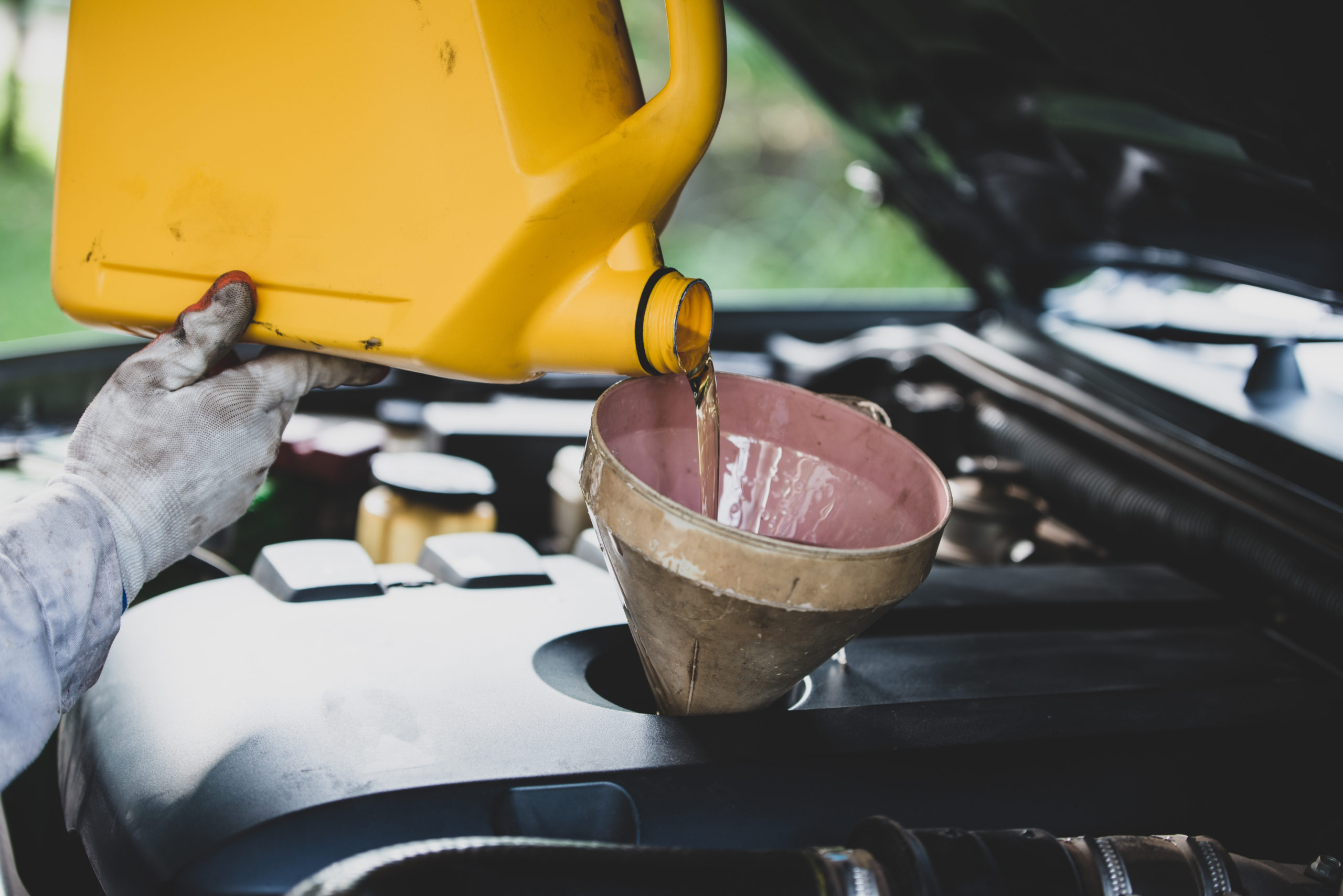 Leaking Antifreeze Coolant