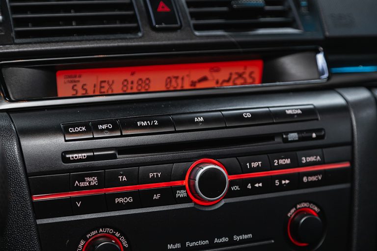 how to reset a car cd player