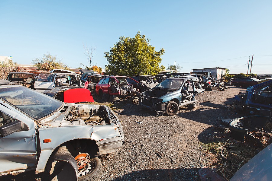 automotive scrap yard