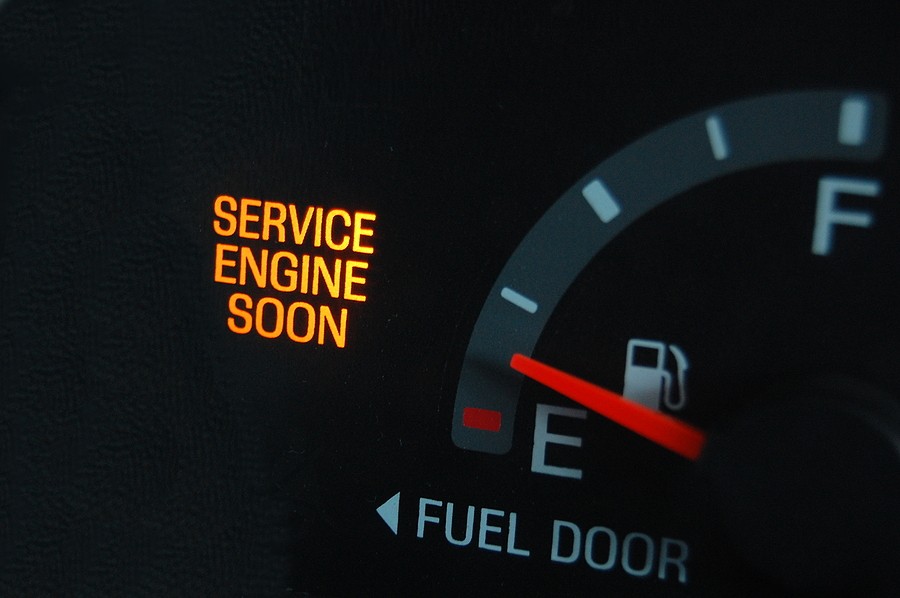 8.    Check engine light