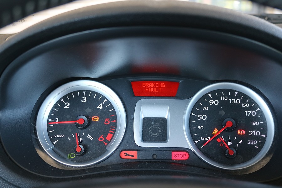 Hill Start Assist Warning Light