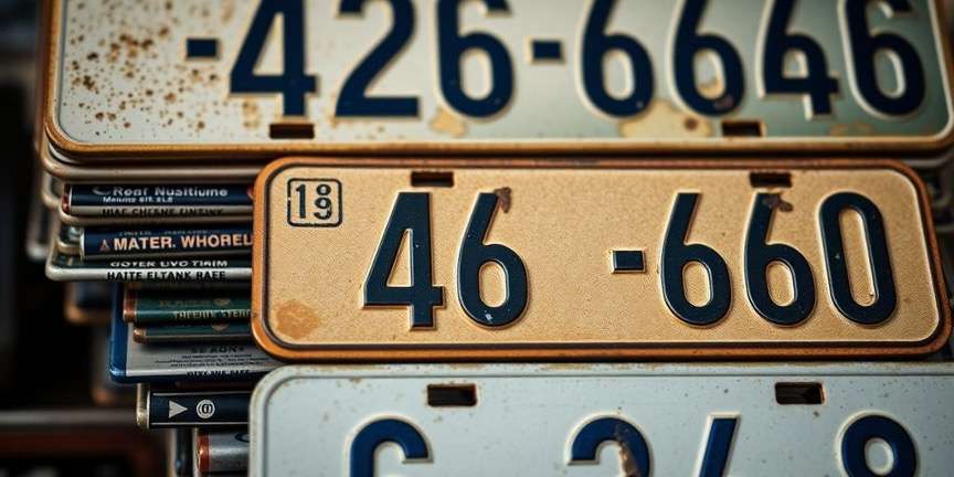 License Plate Disposal After Selling Junk Cars