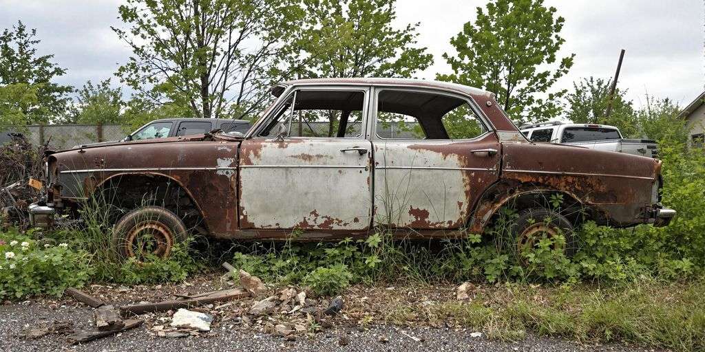 Junking a Wheel-less Car: Your Options